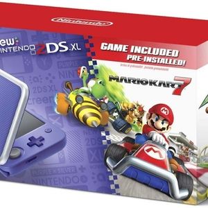 Purple Nintendo 2DS XL Mario Kart Edition